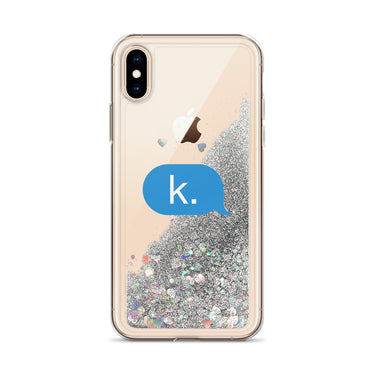 k. Liquid Glitter Phone Case